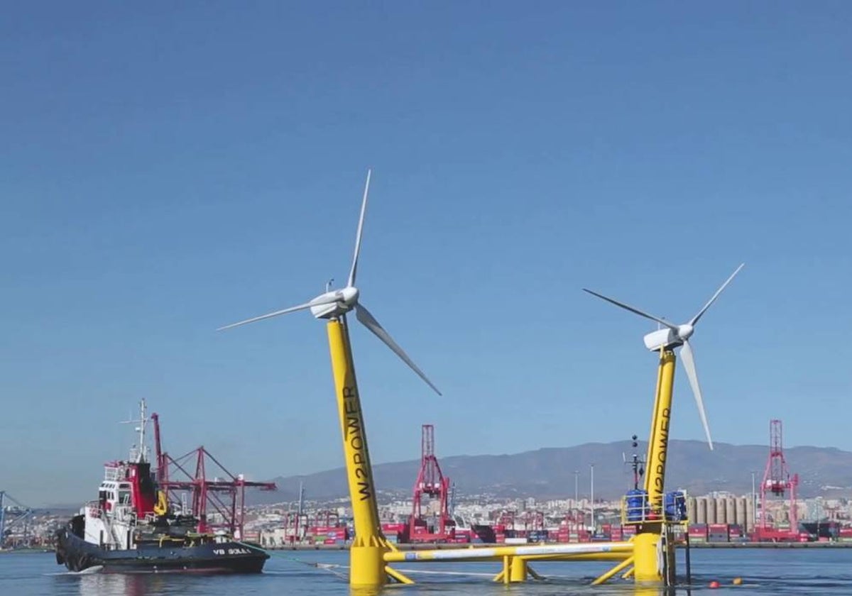 Una Empresa Malague A Fabrica Un Molino Flotante Que Abastecer De Luz